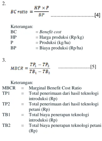 Tabel  4  menunjukkan  bahwa  pada  MH  2013/1014 tinggi tanaman pada petani kooperator  lebih  tinggi  dibandingkan  dengan  petani  non  kooperator,  namun  jumlah  buku  dan  berat  berangkasan tidak berbeda nyata