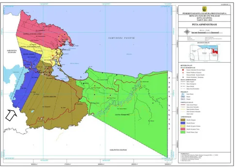 Gambar 1. Peta Lokasi Penelitian (Distrik Heram, warna biru).