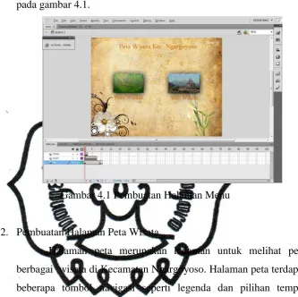 Gambar 4.2 Halaman Peta Wisata 