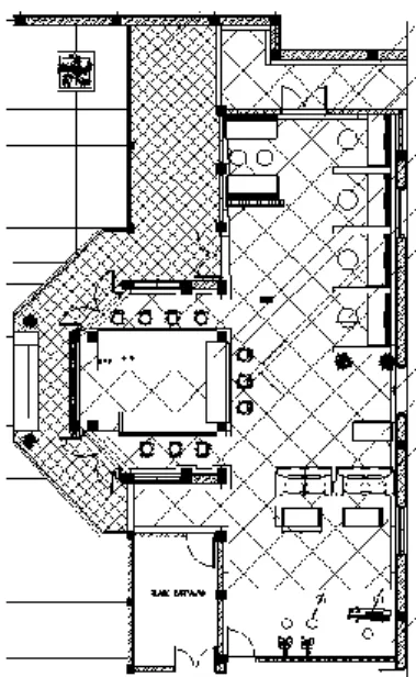 Gambar 10. Hasil Desain Ruang Hemingway’s (View 2) 