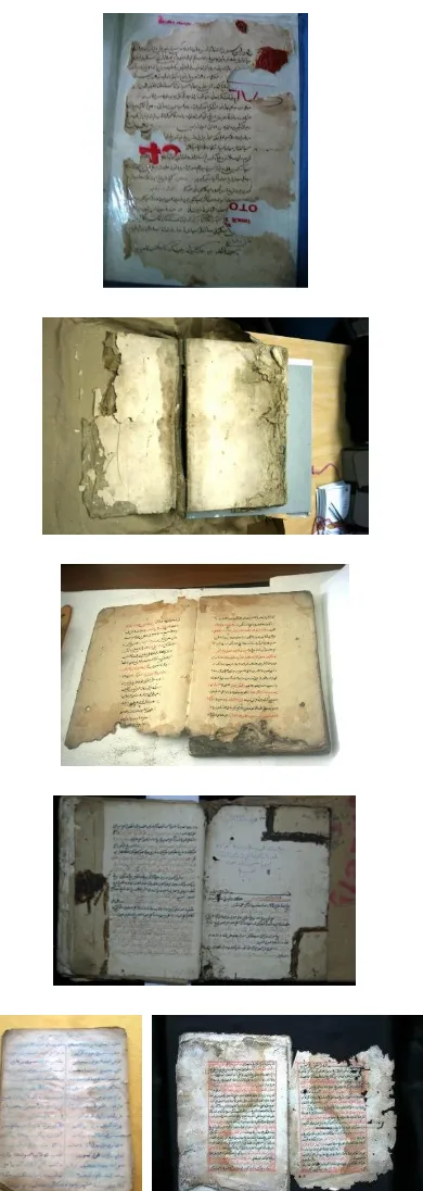 Gambar 2. kondisi naskah kuno Melayu. 