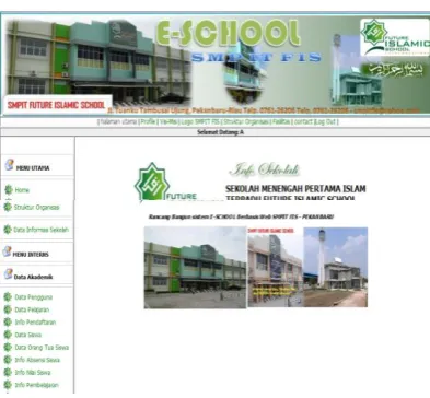 Gambar 8 Halaman Utama Website. 
