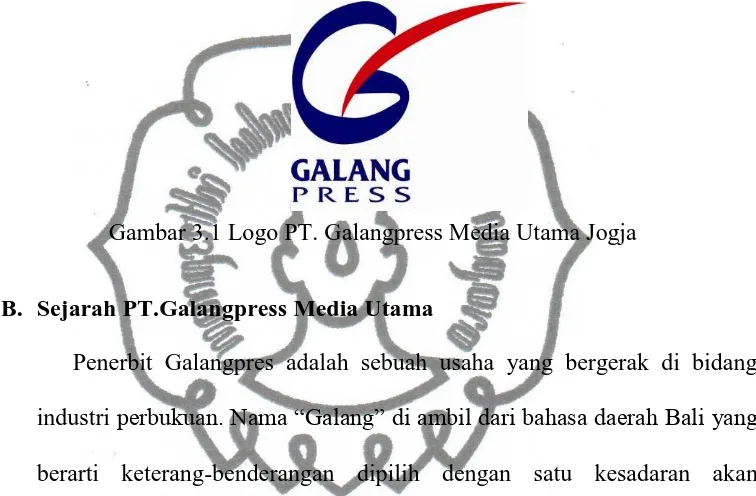 Gambar 3.1 Logo PT. Galangpress Media Utama Jogja 