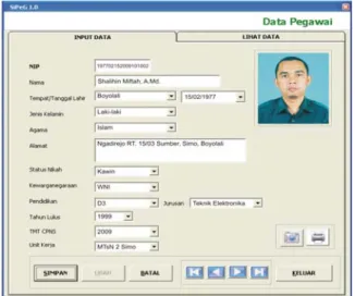 Gambar 4.1  Halaman Login 