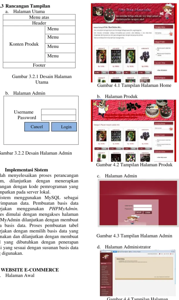 Gambar 3.2.2 Desain Halaman Admin 