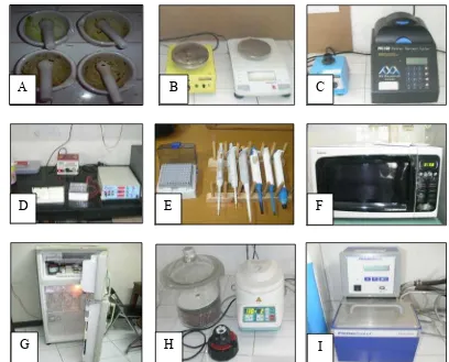 Gambar 11. Alat-alat yang Digunakan untuk Ekstraksi DNA, Elektroforesis dan Analisis RAPD