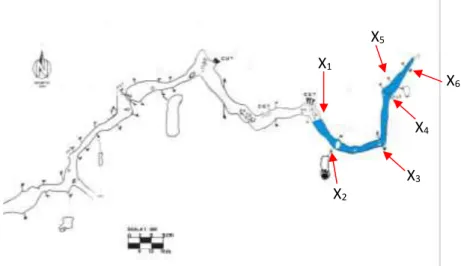 Gambar 4. 2. Peta Lokasi Sampling di Gua Temu Giring – Tuban Sumber: MAHIPAL UNIROW TUBAN (2018)