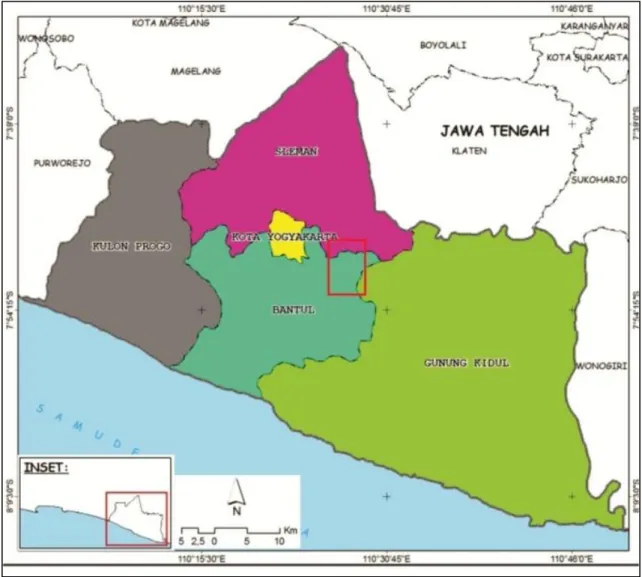 Gambar 1. Lokasi daerah penelitian.