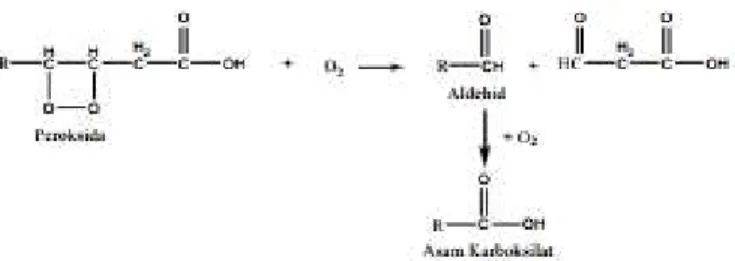 Gambar 12. Mekanisme reaksi oksidasi senyawa peroksida 
