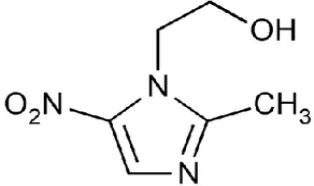 Gambar 2.4. Struktur kimia metronidazol 