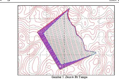 Tabel 5. Volume OB dan Batubara Rencana Pit Tampa 