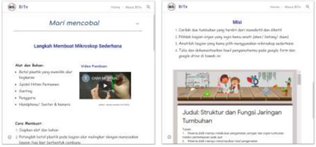 Gambar 4. 9 Tampilan Menu Eksperimen Yuk  