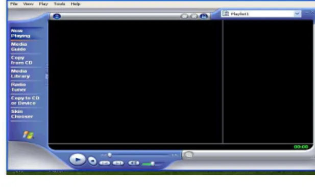 Gambar 4.1 Televisi dan VCD player 