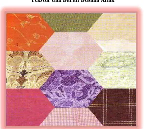 Gambar 2.6  Tekstur dan bahan busana anak (Hasanah, 2011: 31). 