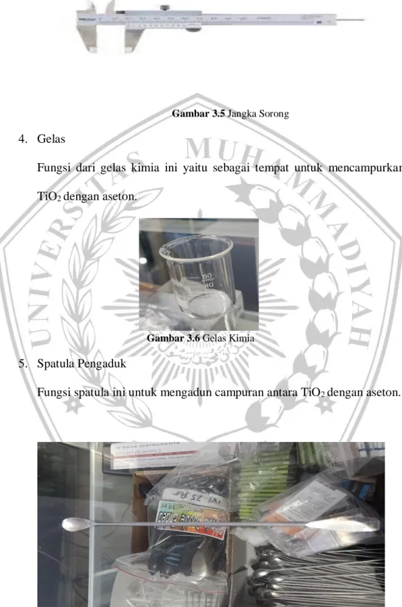 Gambar 3.5 Jangka Sorong 