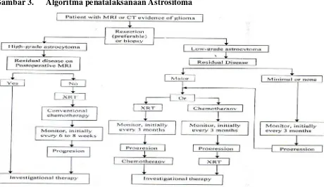 Gambar 3. Algoritma penatalaksanaan Astrositoma 