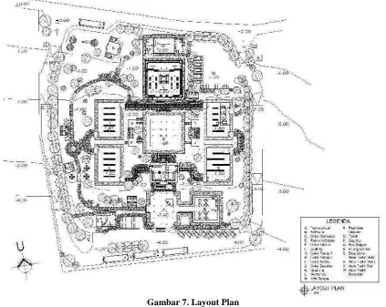 Gambar 7. Layout Plan Sumber: Dok. Pribadi, 2013 