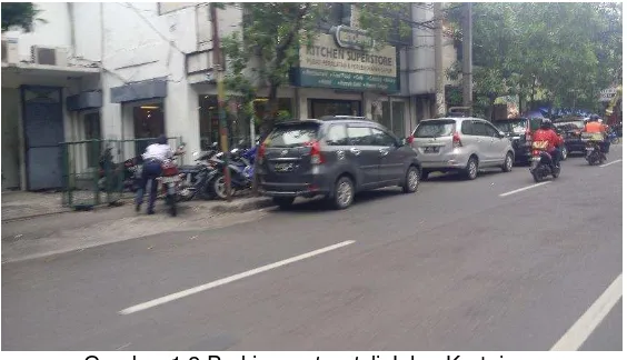 Gambar 1.1 Kemacetan di ruas Jalan Ahmad Yani 