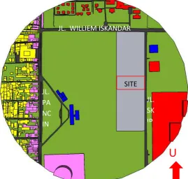 Gambar 2.4 .Kondisi sekitar site. 