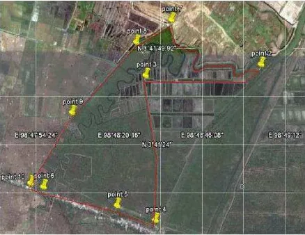 Gambar 3.3 Lokasi Pengembangan Jaringan Irigasi D.I. Bandar Sidoras 