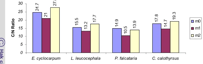 Gambar 13  Pengaruh perlakuan inokulasi mikoriza terhadap rerata jumlah bintil 