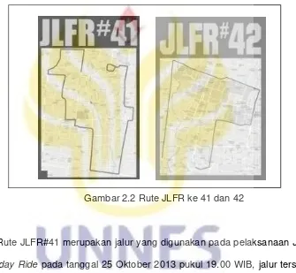Gambar 2.2 Rute JLFR ke 41 dan 42  
