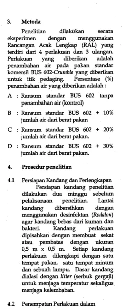 Tabel 1. Komposisi Nutrisi Pakan Standar 