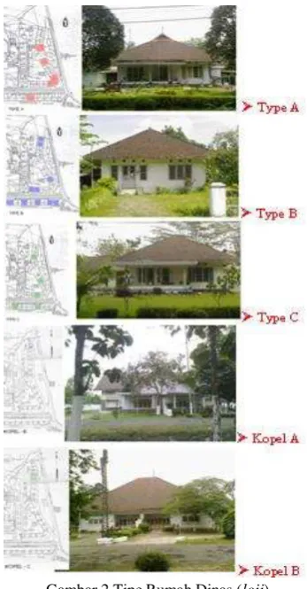 Gambar 2 Tipe Rumah Dinas (loji) 