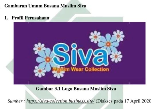 Gambar 3.1 Logo Busana Muslim Siva 