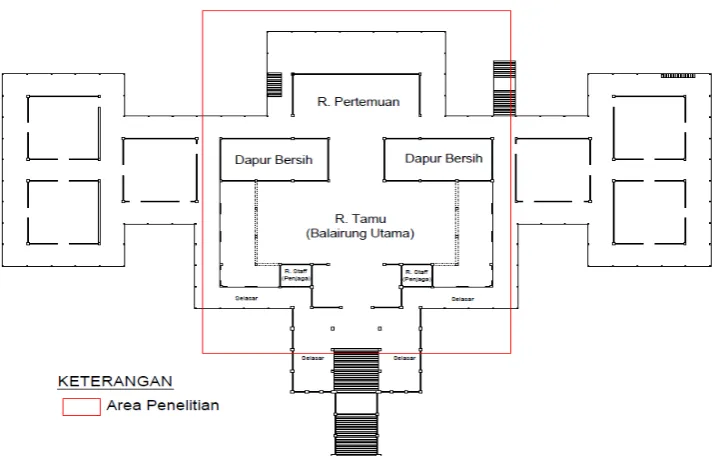 Gambar 1.1. Denah Istana Maimoon 