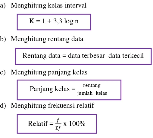 Tabel distribusi frekuensi disusun bila jumlah data yang akan 