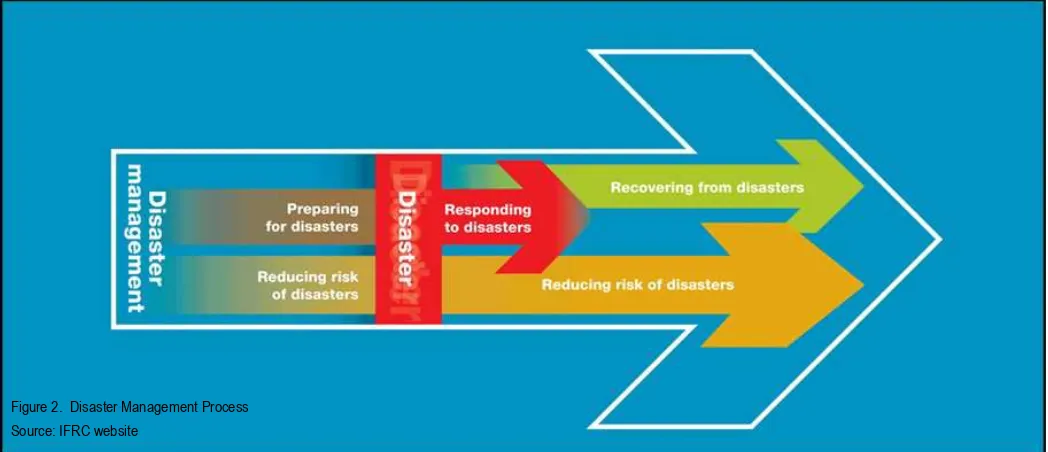 Figure 2.  Disaster Management Process 