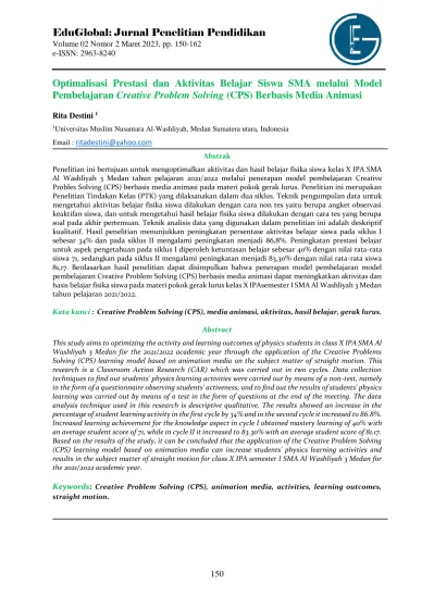 model pembelajaran cps (creative problem solving)