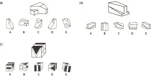 gambar hasil rotasi (pemutaran) gambar di atasnya.  