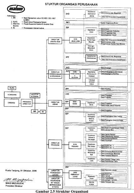 Gambar 2.5 Struktur Organisasi  