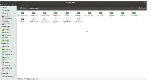 Gambar 6. Linux Client on Samba PDC 