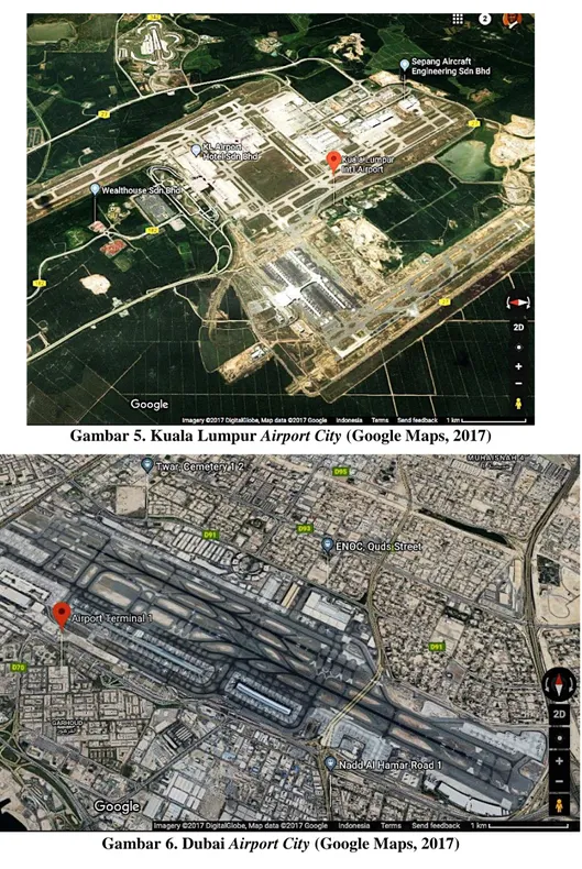 Gambar 6. Dubai Airport City (Google Maps, 2017) 