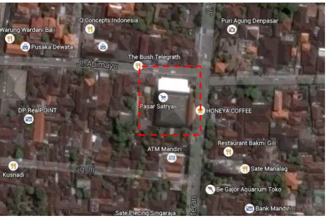 Gambar 2.18 Lokasi Pasar Satrya 