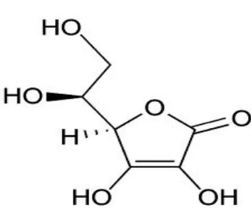 Gambar 5. Gambar struktur vitamin C 