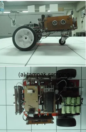 Gambar 2 Hasil perancangan robot WMR 