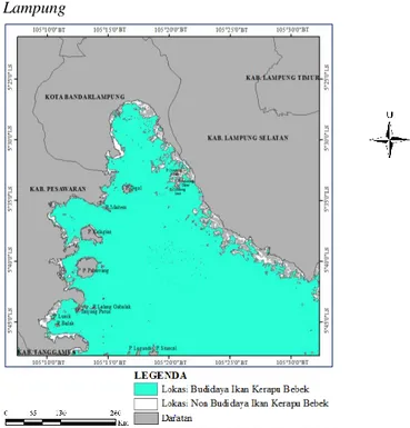 Gambar 6. Sebaran Konsentrasi pH Di Perairan Teluk Lampung Menggunakan  Metode Interpolasi IDW 