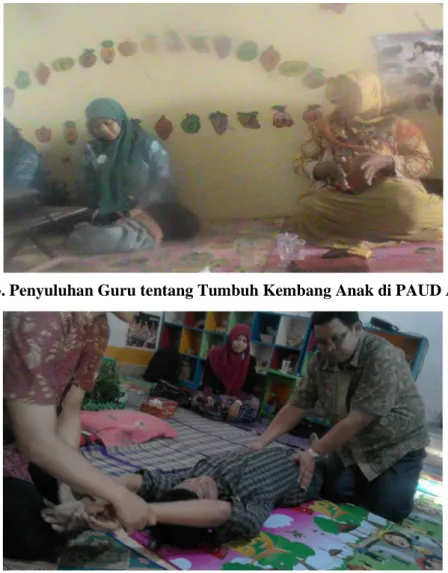 Gambar 3. Penyuluhan Guru tentang Tumbuh Kembang Anak di PAUD Al Abyan 