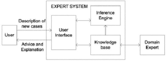 Gambar 1. Arsitektur Sistem Pakar 
