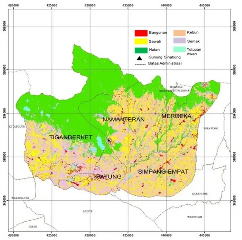 Gambar 3. Visualisasi Tutupan Lahan Tahun 2011