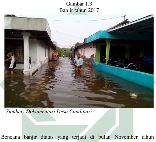 Gambar 1.3  Banjir tahun 2017 