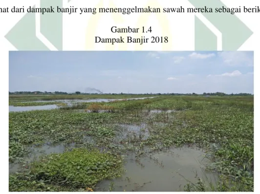 Gambar 1.4  Dampak Banjir 2018 