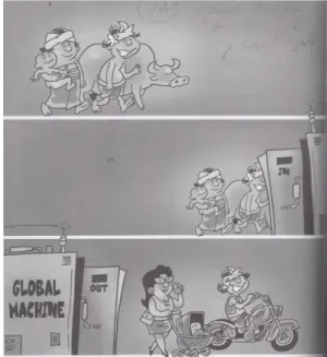 Gambar 1 Made Bogler dan Mesin Globalisasi 