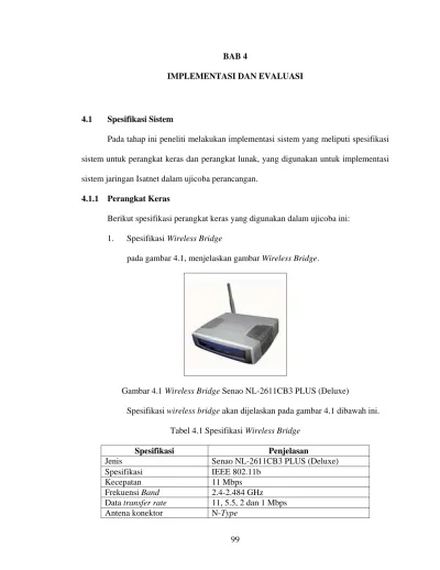 BAB 4 IMPLEMENTASI DAN EVALUASI. Sistem Untuk Perangkat Keras Dan ...