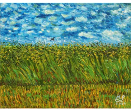 Figura 10 – Campo de Trigo com uma cotovia de Vincent Van Gogh (1853-1890)  Fonte: 