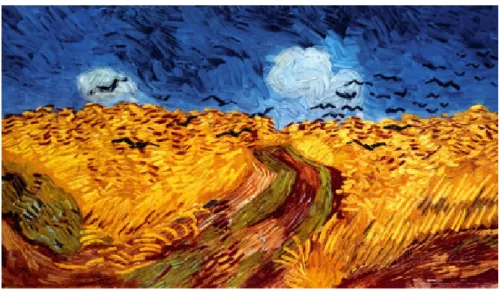Figura 11 – Campo de Trigo com corvos de Vincent Van Gogh (1890) 